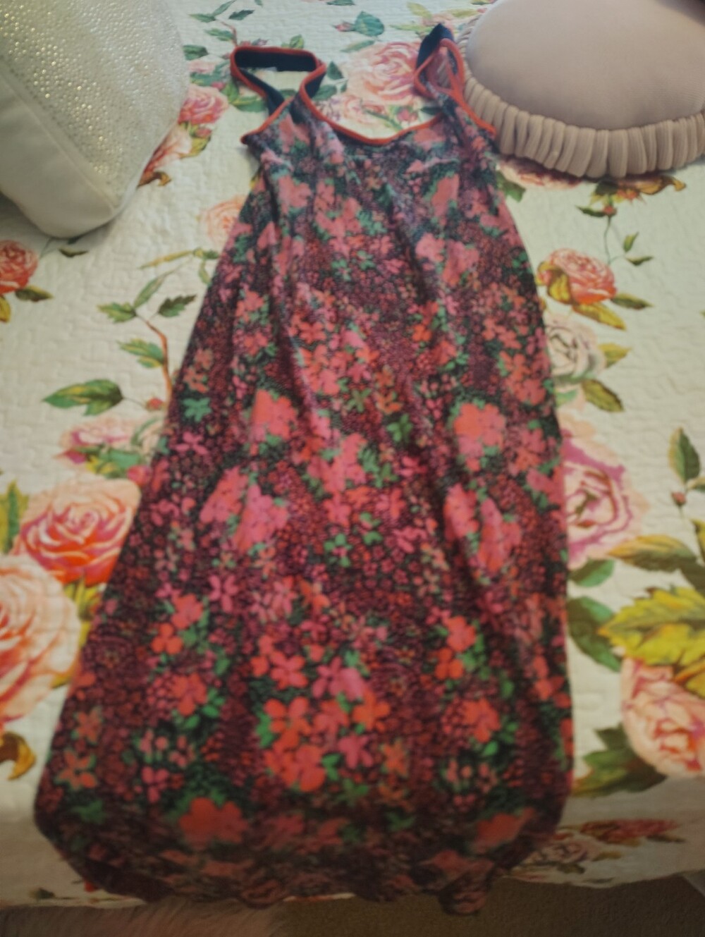 Free People Floral Slit Dress